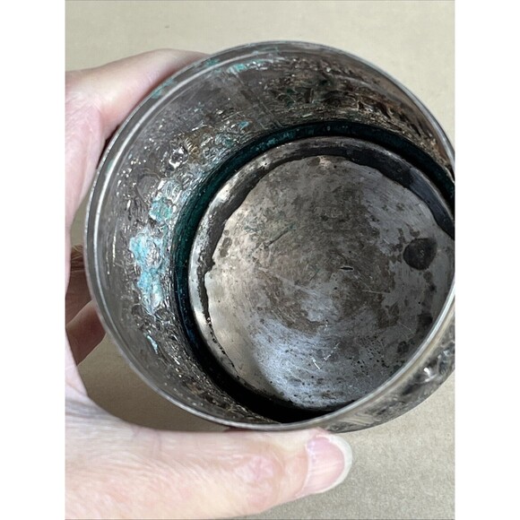 Mid‎ Century Silver Plated 90 HH Douwe Egberts Tea caddy By Herbert Hooijkaas - Picture 6 of 9